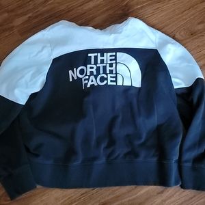 Womens large North face hooded sweatshirt